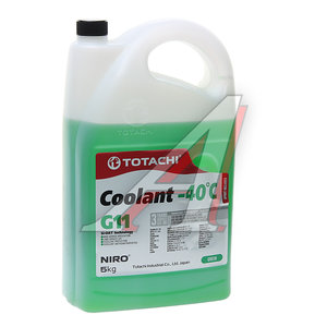 Изображение 1, 43205 Антифриз зеленый -40C 5кг G11 NIRO Coolant TOTACHI