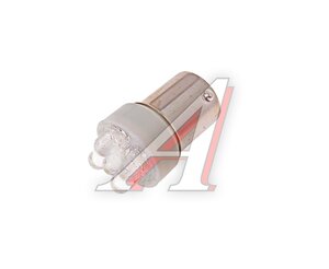 Изображение 1, 12T15-W\5LED Лампа светодиодная 12V R10W BA15s 5 светодиодов белая МАЯК