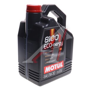 Изображение 1, 113555 Масло моторное 8100 ECO-NERGY 0W30 синт.5л MOTUL