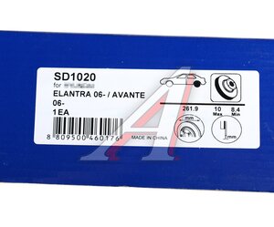 Изображение 4, SD1020 Диск тормозной HYUNDAI Elantra (06-) задний (1шт.) SANGSIN