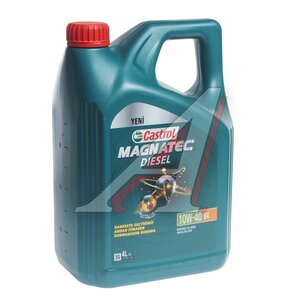 Изображение 1, 15EAA1 Масло дизельное MAGNATEC DIESEL B4 10W40 п/синт.4л CASTROL