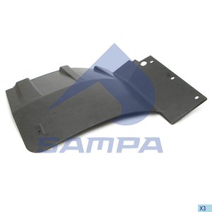 Изображение 2, 18500226 Крыло DAF переднее правое передняя часть SAMPA