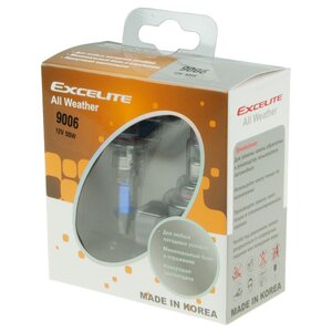 Изображение 1, EX-12609 Лампа 12V HB4(9006) 51W P22d до 3100K (2шт.) All Weather EXCELITE