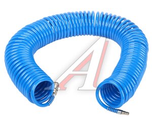 Изображение 1, LG-14026 Шланг компрессора 8х12мм 20м спиральный полиуретановый с быстроразъемами LIGE