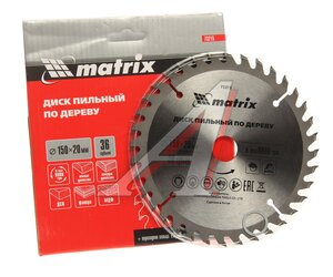 Изображение 1, 73215 Диск пильный 150х20мм 36 зубьев MATRIX