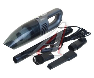 Изображение 1, CZ001A Black Пылесос автомобильный 12V 120W в прикуриватель (4 насадки) черный XO