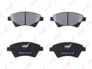 Изображение 2, BD6314 Колодки тормозные RENAULT Megane 2, Scenic 2 передние (4шт.) LYNX