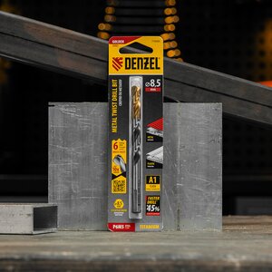 Изображение 8, 718283 Сверло по металлу 8.5х117мм HSS DENZEL