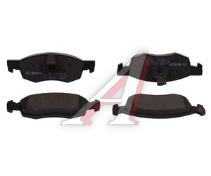 Изображение 2, 0986494197 Колодки тормозные RENAULT Logan (07-) передние (4шт.) BOSCH