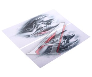 Изображение 1, 35939 Наклейка виниловая на стойки дверей "Девушка Ангел" 20х50см полноцветная (2шт.) AUTOSTICKERS