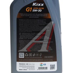 Изображение 3, L2165AL1E1 Масло моторное G1 A5/B5 5W30 синт.1л KIXX