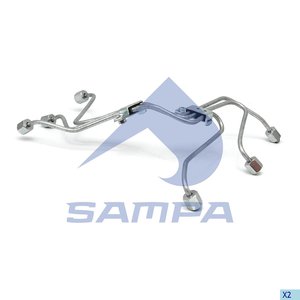 Изображение 2, 050.638 Трубка топливная DAF комплект SAMPA