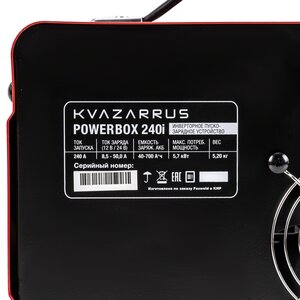 Изображение 6, PowerBox 240i Устройство пуско-зарядное 12-24V/40-700Ач/240А инверторное KVAZARRUS