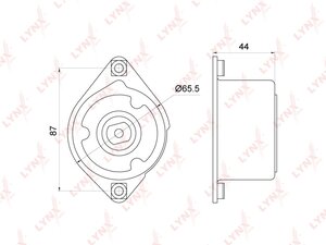 Изображение 3, PT3152 Ролик приводного ремня BMW 3 (E46) натяжителя LYNX