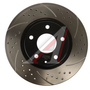 Изображение 4, BDF044 Диск тормозной MAZDA 6 (12-) передний перфорированный комплект TAYGA