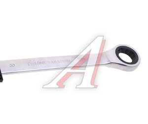 Изображение 3, 00016-30 Ключ комбинированный 30х30мм трещоточный VERTEXTOOLS