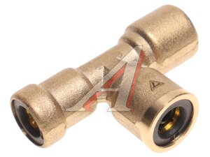 Изображение 1, W2.D8x1mm Соединитель трубки ПВХ, полиамид d=8х1.0мм тройник латунь SEVEN TRUCKS