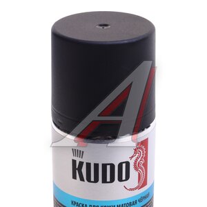 Изображение 3, KU-5271M Краска для кожи черная матовая аэрозоль 210мл KUDO