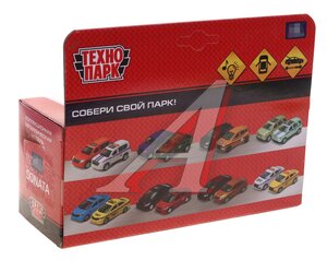 Изображение 3, SONATA-12SLPOL-SR Модель автомобиля HYUNDAI Sonata металлическая (1:43) (свет, звук) ТЕХНОПАРК