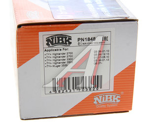 Изображение 5, PN1848 Колодки тормозные TOYOTA Kluger (07-) задние (4шт.) NIBK
