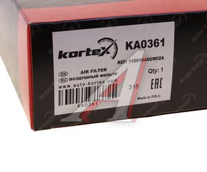 Изображение 5, KA0361 Фильтр воздушный HAVAL Jolion (1.5) KORTEX