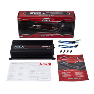 Изображение 7, Angry Ant D4 Усилитель автомобильный 4х150Вт KICX