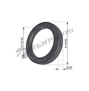 Изображение 1, GR123 Сальник FRUEHAUF ступицы (107.5x152.2x28.5) MANSONS