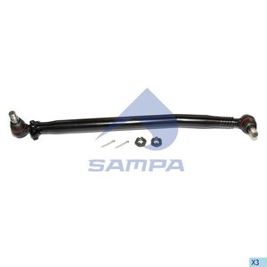 Изображение 1, 097.581-01 Тяга рулевая DAF продольная L=867 SAMPA