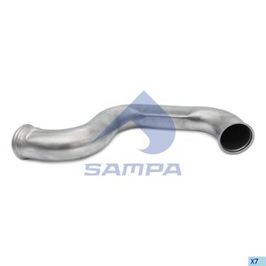 Изображение 1, 035.251 Труба выхлопная глушителя VOLVO FH12 RENAULT Premium (ЕВРО-6) SAMPA