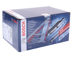 Изображение 4, 0986494261 Колодки тормозные PEUGEOT 308 (07-), 3008 (09-) передние (4шт.) BOSCH