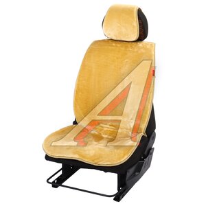Изображение 1, 22158 Накидка на сиденье мех искусственный бежевая 5шт. Alpaca Plus CARFASHION