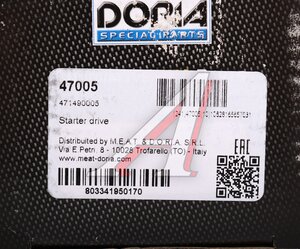 Изображение 4, 47005 Привод стартера FIAT Ducato (02-) (бендикс) MEAT&DORIA