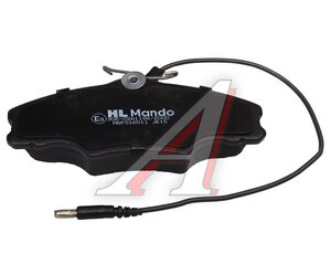 Изображение 5, MBF016011 Колодки тормозные PEUGEOT 406 (95-04) передние (4шт.) MANDO