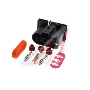 Изображение 2, 7743362 Разъем VW AUDI SEAT SKODA электрический (3-х контактный) TE PARTS