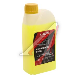 Изображение 1, Ln7911 Антифриз желтый -45C GT P-OAT лобридный 1кг Motoline LAVR