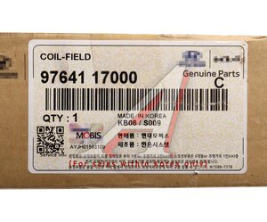 Изображение 4, 97641-17000 Электромагнит HYUNDAI Tucson (04-) муфты компрессора кондиционера OE