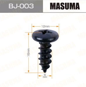 Изображение 2, BJ-003 Саморез 6x16мм набор 10шт.  MASUMA