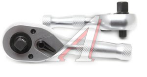 Изображение 1, RF-803344 Ключ трещотка 3/8"-1/2" 72 зуба двухсторонний ROCKFORCE