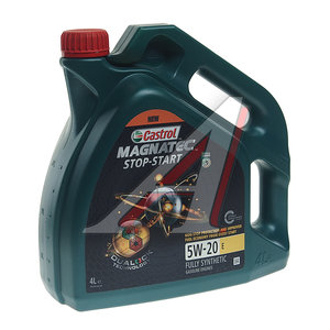 Изображение 1, 15CC4A Масло моторное MAGNATEC STOP START 5W20 синт.4л CASTROL