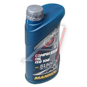 Изображение 1, 1918 Масло компрессорное COMPRESSOR OIL ISO 100 мин.1л 2902 MANNOL