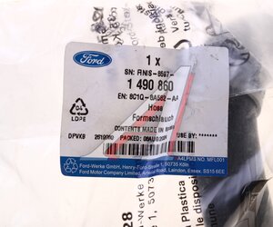 Изображение 4, 1490860 Патрубок FORD Transit (06-) системы охлаждения OE