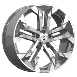 Изображение 1, K&K 5х108 ET46 D-63,35 Диск колесный литой GEELY Tugella, Monjaro R19 KP015 Diamond Gloss Graphite