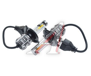 Изображение 1, CLX5LED30H4-2 Лампа светодиодная 12V H4 P43t 4000lm бокс (2шт.) CLEARLIGHT