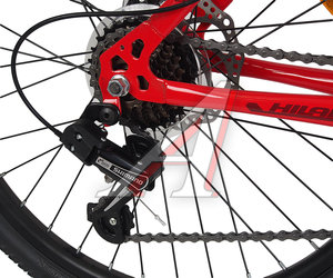 Изображение 5, T18B216-24 A Велосипед 24" 21-ск. дисковые тормоза красный Rowan HILAND