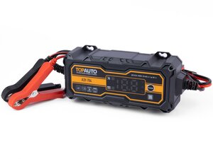 Изображение 1, АЗУ704 Устройство зарядное интеллектуальное 12V 4A 80Ач AGM/GEL LiFePO4 (автомат) ТОП АВТО