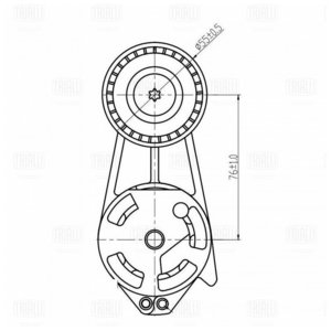 Изображение 3, CM5137 Натяжитель приводного ремня BMW 1 (F20), 3 (F30) TRIALLI