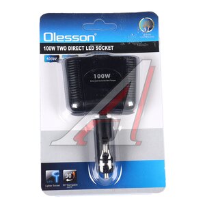 Изображение 4, NO.1643 Разветвитель прикуривателя 2-х гнездовой 12-24V OLESSON
