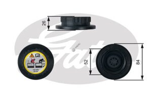 Изображение 2, RC246 Крышка бачка расширительного LAND ROVER Discovery (05-09) GATES