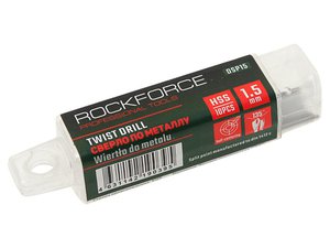 Изображение 2, RF-DSP15 Сверло по металлу 1.5мм HSS (10шт.) ROCKFORCE