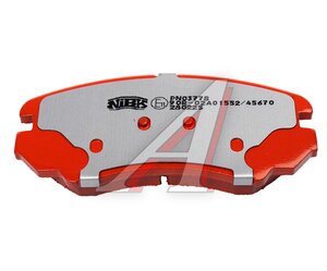 Изображение 3, PN0377S Колодки тормозные CHANGAN CS35 передние (4шт.) NIBK